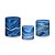 Trio De Capas De Cilindro - Happy Birthday Azul Efeito Glitter 022 - Imagem 1