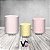 Trio De Capas De Cilindro - Estampa Rosa e Amarela Aquarela 006 - Imagem 2