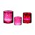 Trio De Capas De Cilindro - Dia dos Namorados Pink Efeito Glitter 037 - Imagem 1