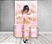 Painel De Festa Vertical 1,50 x 2,20 + Trio De Capas Cilindro - Bailarina Efeito Glitter Dourado 011 - Imagem 2