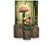 Painel De Festa Vertical 1,50 x 2,20 + Trio De Capas Cilindro - Bosque com Cogumelos 001 - Imagem 1