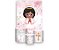 Painel De Festa Vertical 1,50 x 2,20 + Trio De Capas Cilindro - Batizado Anjinha Cute 018 - Imagem 1