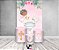 Painel De Festa Vertical 1,50 x 2,20 + Trio De Capas Cilindro - Batizado Anjinha Cute 034 - Imagem 2
