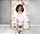 Painel De Festa Vertical 1,50 x 2,20 + Trio De Capas Cilindro - Primeira Eucaristia Floral Menina 041 - Imagem 2