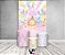 Painel De Festa Vertical 1,50 x 2,20 + Trio De Capas Cilindro - Leãozinho Circo Rosa 025 - Imagem 2