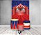 Painel De Festa Vertical 1,50 x 2,20 + Trio De Capas Cilindro - Circo Vermelho Céu Estrelado 033 - Imagem 2