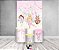Painel De Festa Vertical 1,50 x 2,20 + Trio De Capas Cilindro - Circo Rosa com Bolinhas 036 - Imagem 2