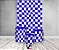 Painel De Festa Vertical 1,50 x 2,20 + Trio De Capas Cilindro - Estampa Quadriculada Azul Royal 035 - Imagem 2
