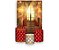 Painel De Festa Vertical 1,50 x 2,20 + Trio De Capas Cilindro - Escadaria Realeza Vermelho e Dourado 009 - Imagem 1