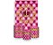 Painel De Festa Vertical 1,50 x 2,20 + Trio De Capas Cilindro - Coroa Realeza Capitonê Pink 016 - Imagem 1