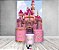 Painel De Festa Vertical 1,50 x 2,20 + Trio De Capas Cilindro - Castelo Rosa e Dourado 001 - Imagem 2