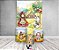 Painel De Festa Vertical 1,50 x 2,20 + Trio De Capas Cilindro - Menina Cute Efeito Glitter 002 - Imagem 2