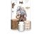 Painel De Festa Vertical 1,50 x 2,20 + Trio De Capas Cilindro - Country Cavalo Branco Aquarela 018 - Imagem 1