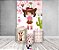 Painel De Festa Vertical 1,50 x 2,20 + Trio De Capas Cilindro - Country Rosa Boiadeira Morena com Flores 032 - Imagem 2