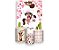 Painel De Festa Vertical 1,50 x 2,20 + Trio De Capas Cilindro - Country Rosa Boiadeira com Flores 033 - Imagem 1