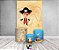 Painel De Festa Vertical 1,50 x 2,20 + Trio De Capas Cilindro - Mapa do Pirata 032 - Imagem 2