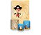 Painel De Festa Vertical 1,50 x 2,20 + Trio De Capas Cilindro - Mapa do Pirata 032 - Imagem 1