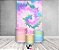 Painel De Festa Vertical 1,50 x 2,20 + Trio De Capas Cilindro - Tie Dye Cores Pastéis 001 - Imagem 2