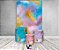 Painel De Festa Vertical 1,50 x 2,20 + Trio De Capas Cilindro - Tie Dye com Dourado 006 - Imagem 2