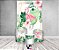 Painel De Festa Vertical 1,50 x 2,20 + Trio De Capas Cilindro - Flamingo Rosa Aquarela 009 - Imagem 2