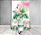 Painel De Festa Vertical 1,50 x 2,20 + Trio De Capas Cilindro - Flamingo Aquarela 010 - Imagem 2