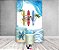 Painel De Festa Vertical 1,50 x 2,20 + Trio De Capas Cilindro - Praia Pranchas de Surf 017 - Imagem 2