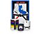 Painel De Festa Vertical 1,50 x 2,20 + Trio De Capas Cilindro - Lutadores de Jiu-Jítsu Azul 007 - Imagem 1
