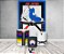 Painel De Festa Vertical 1,50 x 2,20 + Trio De Capas Cilindro - Lutadores de Jiu-Jítsu Azul 007 - Imagem 2