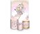 Painel De Festa Vertical 1,50 x 2,20 + Trio De Capas Cilindro - Fadinha Cute Floral 005 - Imagem 1