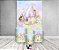 Painel De Festa Vertical 1,50 x 2,20 + Trio De Capas Cilindro - Fadas Jardim Aquarela 015 - Imagem 2