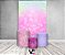 Painel De Festa Vertical 1,50 x 2,20 + Trio De Capas Cilindro - Efeito Glitter Sereia Escamas 011 - Imagem 2