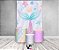 Painel De Festa Vertical 1,50 x 2,20 + Trio De Capas Cilindro - Cauda Sereia Candy 016 - Imagem 2