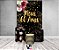 Painel De Festa Vertical 1,50 x 2,20 + Trio De Capas Cilindro - Meus 60 Anos Floral Efeito Brilhos 017 - Imagem 2
