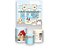 Painel De Festa Vertical 1,50 x 2,20 + Trio De Capas Cilindro - Cachorrinhos Pet Shop Azul 005 - Imagem 1