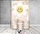 Painel De Festa Vertical 1,50 x 2,20 + Trio De Capas Cilindro - Flor Sorridente Fundo Bege 044 - Imagem 2