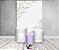 Painel De Festa Vertical 1,50 x 2,20 + Trio De Capas Cilindro - Flores de Lavanda Aquarela 053 - Imagem 2