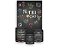 Painel De Festa Vertical 1,50 x 2,20 + Trio De Capas Cilindro - Profissão Nutrição Chalkboard 029 - Imagem 1