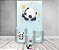 Painel De Festa Vertical 1,50 x 2,20 + Trio De Capas Cilindro - Panda Azul 001 - Imagem 2
