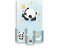 Painel De Festa Vertical 1,50 x 2,20 + Trio De Capas Cilindro - Panda Azul 001 - Imagem 1