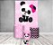 Painel De Festa Vertical 1,50 x 2,20 + Trio De Capas Cilindro - Panda Baby Rosa Menina 002 - Imagem 2