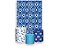 Painel De Festa Vertical 1,50 x 2,20 + Trio De Capas Cilindro - Olho Grego Azul 002 - Imagem 1