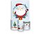Painel De Festa Vertical 1,50 x 2,20 + Trio De Capas Cilindro - Natal Papai Noel Cute 005 - Imagem 1