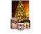 Painel De Festa Vertical 1,50 x 2,20 + Trio De Capas Cilindro - Sala de Natal Brilhante 013 - Imagem 1