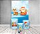 Painel De Festa Vertical 1,50 x 2,20 + Trio De Capas Cilindro - Natal Papai Noel e Rena 015 - Imagem 2