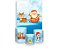 Painel De Festa Vertical 1,50 x 2,20 + Trio De Capas Cilindro - Natal Papai Noel e Rena 015 - Imagem 1
