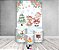 Painel De Festa Vertical 1,50 x 2,20 + Trio De Capas Cilindro - Papai Noel Cute Natal 031 - Imagem 2