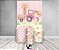 Painel De Festa Vertical 1,50 x 2,20 + Trio De Capas Cilindro - Menina Cute Fazendinha Rosa 053 - Imagem 2