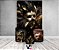 Painel De Festa Vertical 1,50 x 2,20 + Trio De Capas Cilindro - Mascara Carnaval Preto e Dourado 013 - Imagem 2