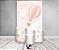 Painel De Festa Vertical 1,50 x 2,20 + Trio De Capas Cilindro - Balão Cute Rosa 005 - Imagem 2