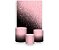 Painel De Festa Vertical 1,50 x 2,20 + Trio De Capas Cilindro - Preto Efeito Glitter Rosa Claro 035 - Imagem 1